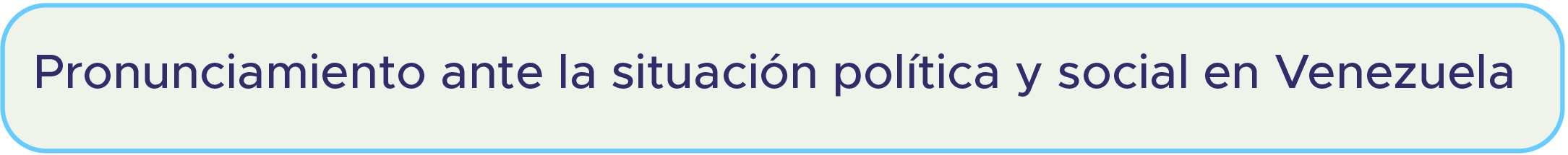 Pronunciamiento Venezuela