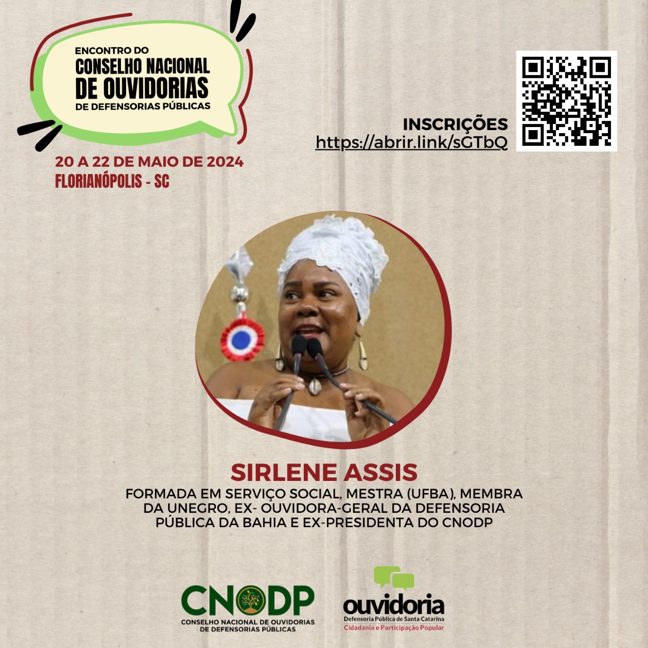 Se abren las inscripciones para el Encuentro del Consejo Nacional de las Defensorías Públicas, en Florianópolis/SC